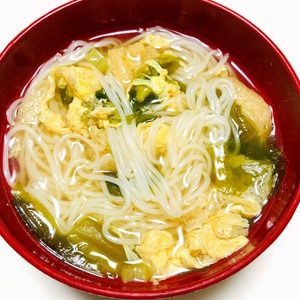 薄口醤油で煮麺